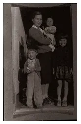 Mother and children dressed for photo